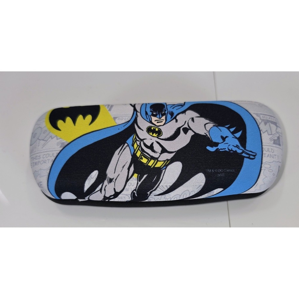 Batass Padded Retro Batman Eye Glass Case with Matching Lens Cloth